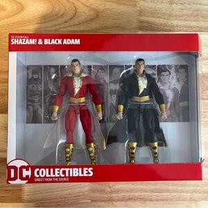 DC Comic ESSENTIALS SHAZAM & BLACK ADAM ACTION FIGURES Collectables